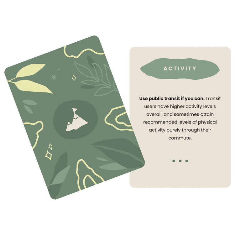 The Unstuck Box: Workday Wellness, featuring a green card with white text and leaves, offering 100 tips for enhancing workday health and productivity.