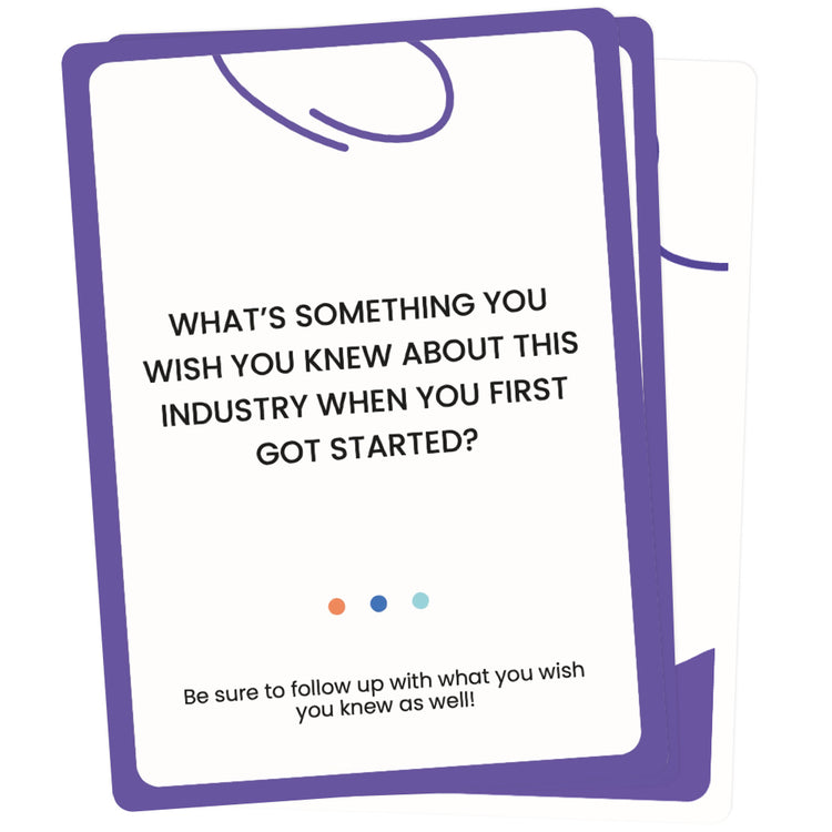 The Unstuck Box: Team Building Cards - a stack of 100 conversation prompt cards designed for team building, communication, and collaboration enhancement.