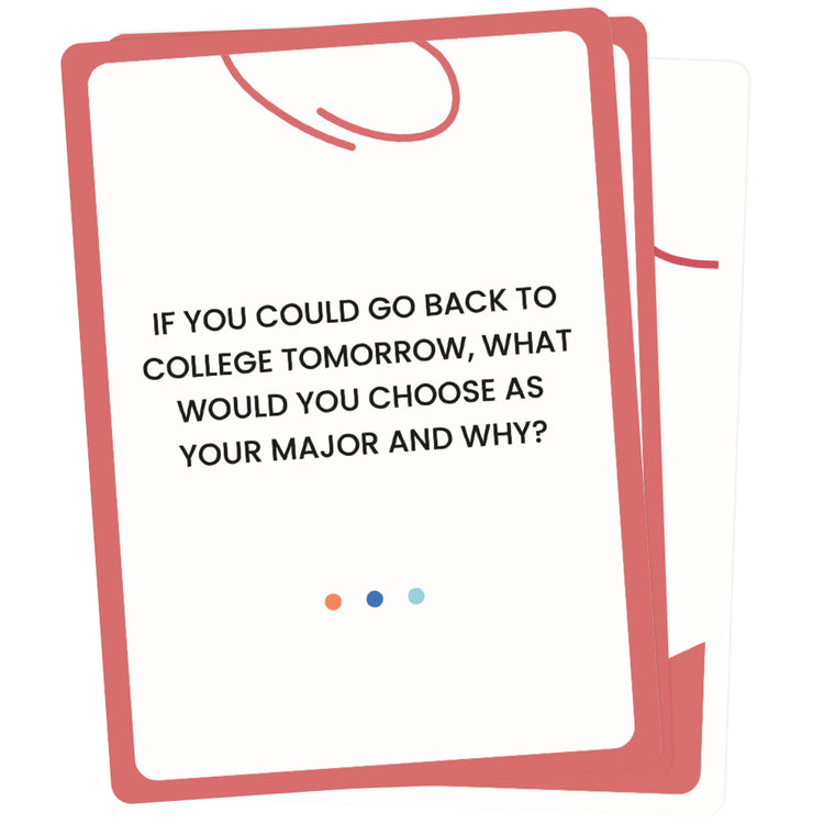 The Unstuck Box: Team Building Cards, featuring a stack of cards with 100 conversation prompts for enhancing teamwork and communication.