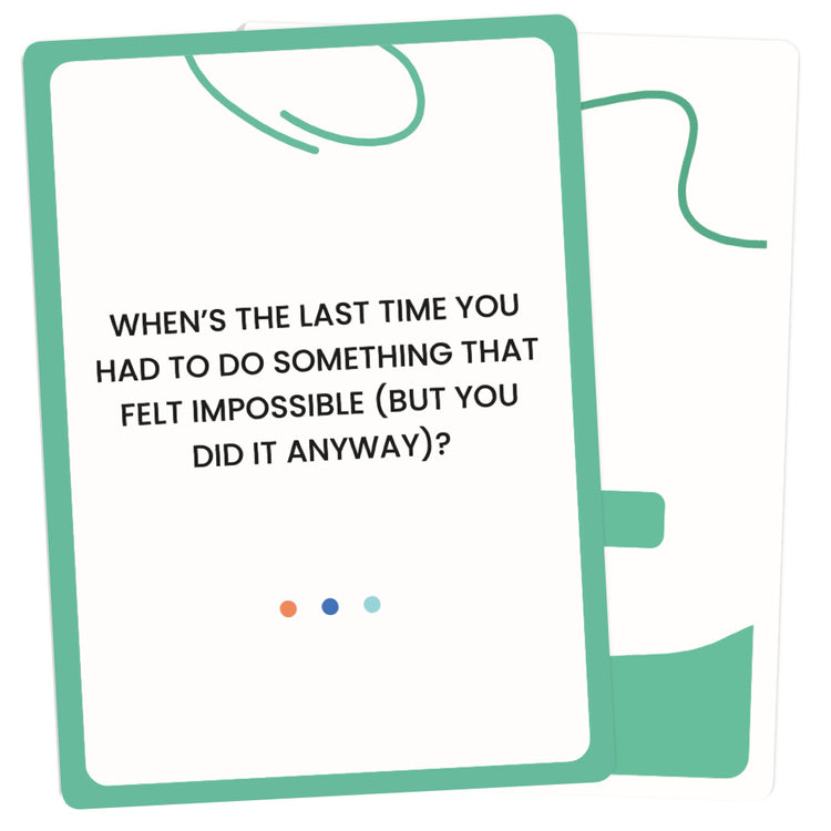 The Unstuck Box: Team Building Cards - a deck of cards with text prompts designed to improve team communication and collaboration.