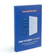 Blue planner titled 'The Unstuck Box One to Ones Planner' on a white background