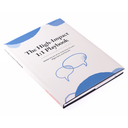 The Unstuck Box® 1-to-1 Core Kit (5 + 1 Bundle) featuring decks for enhancing workplace conversations and a free High-Impact 1:1 Playbook.