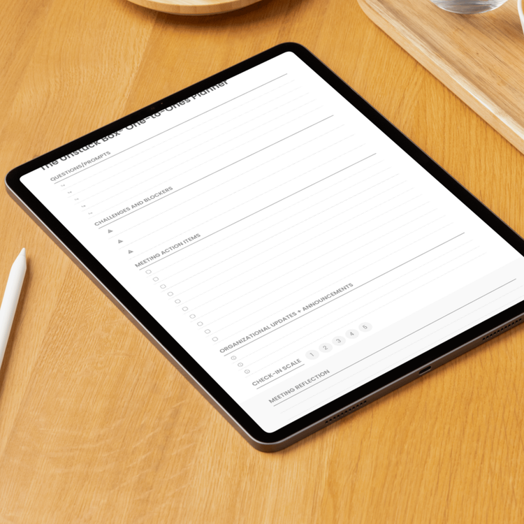 The One to Ones Planner (Digital Download)