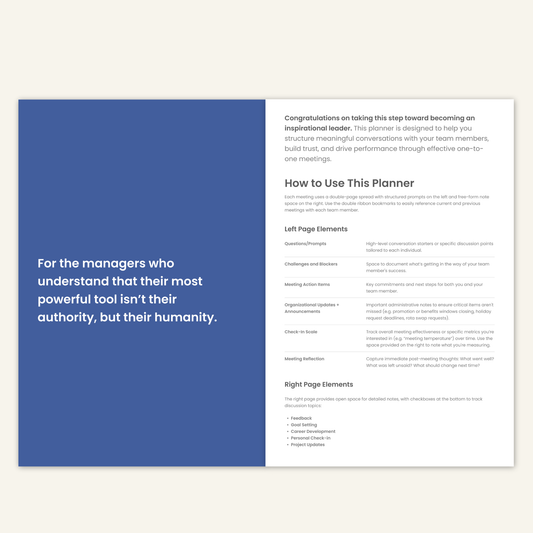 The One to Ones Planner (Digital Download)