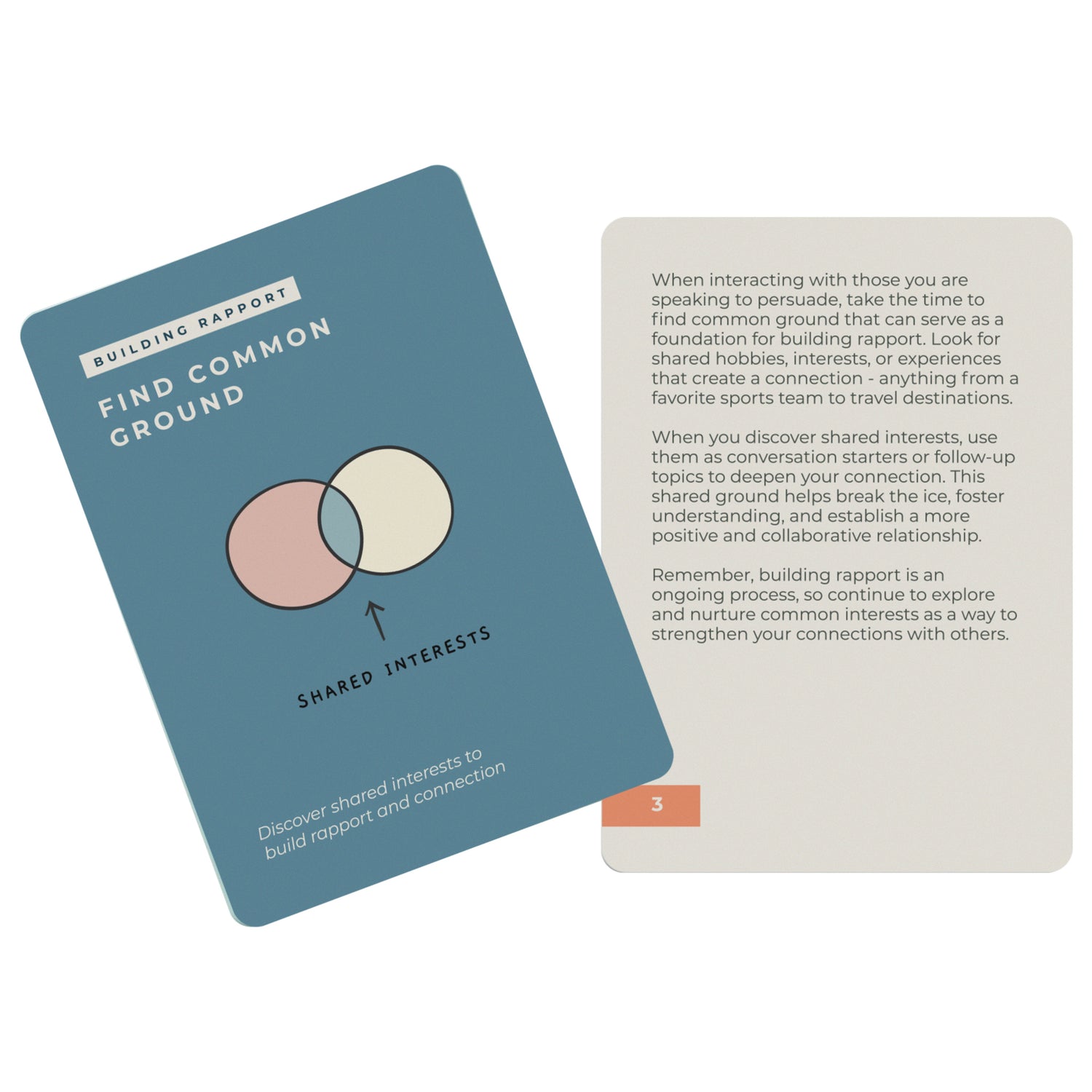 The Unstuck Box: Perfect Persuasion, featuring a card deck with text and diagrams for mastering persuasion skills.