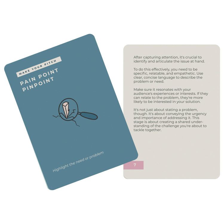 The Unstuck Box: Perfect Persuasion, showing 45 cards with principles and tactics for mastering persuasion, alongside a pen and a diamond illustration.