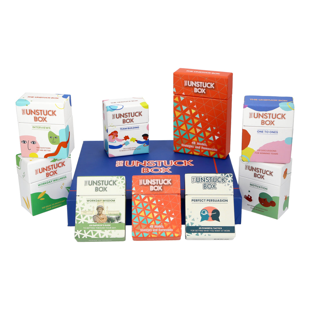 Unist Box Conversation Cards & Leadership Tools for Managers | The Unstuck Box®