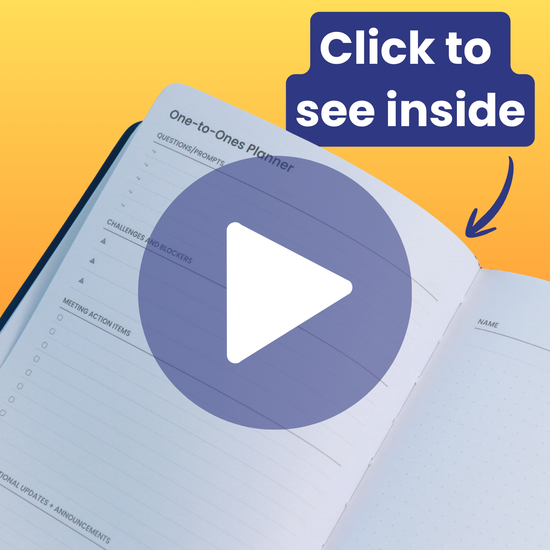 Video tour of The Unstuck Box One to Ones Planner