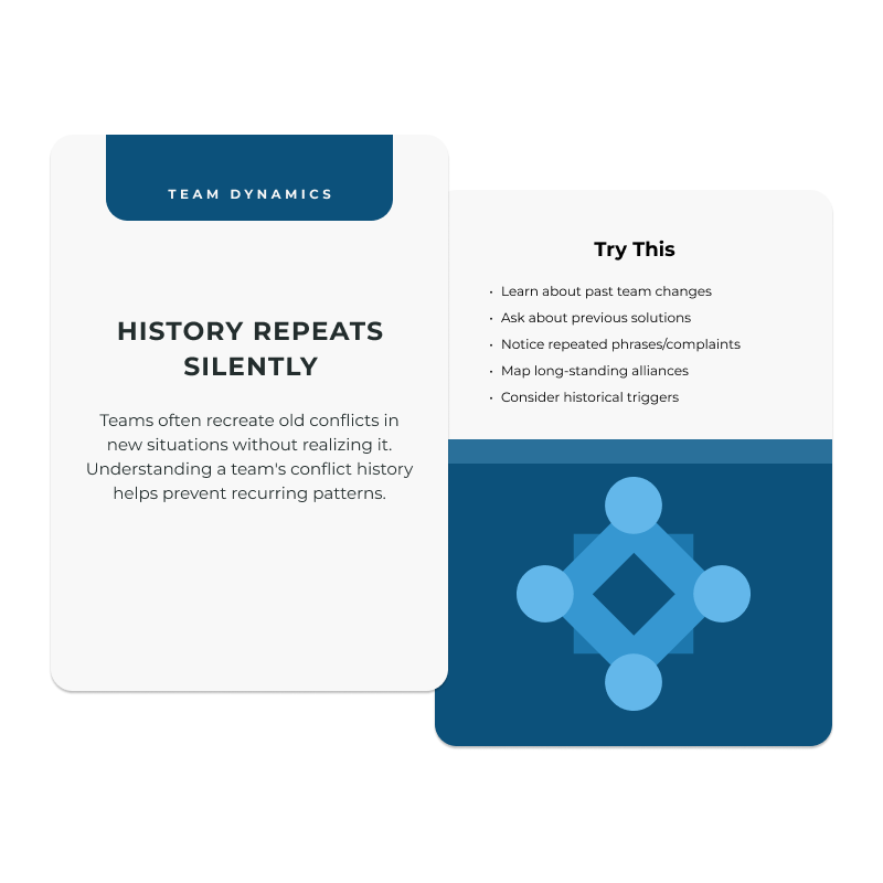 The Unstuck Box®: Conflict Resolution card game featuring text-based techniques for resolving workplace tensions and fostering team collaboration.