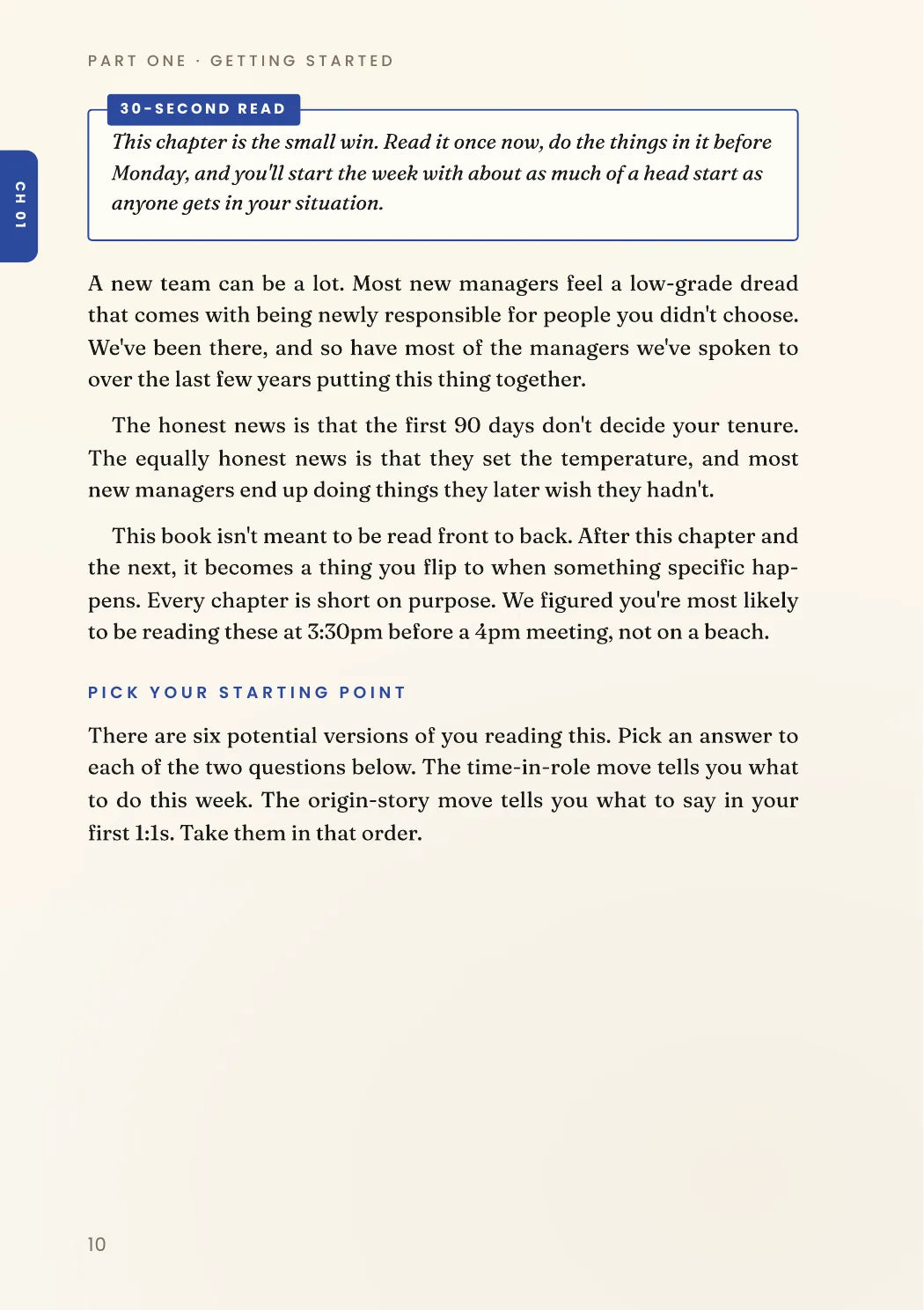 Field Book preview page 05: Pick your starting point