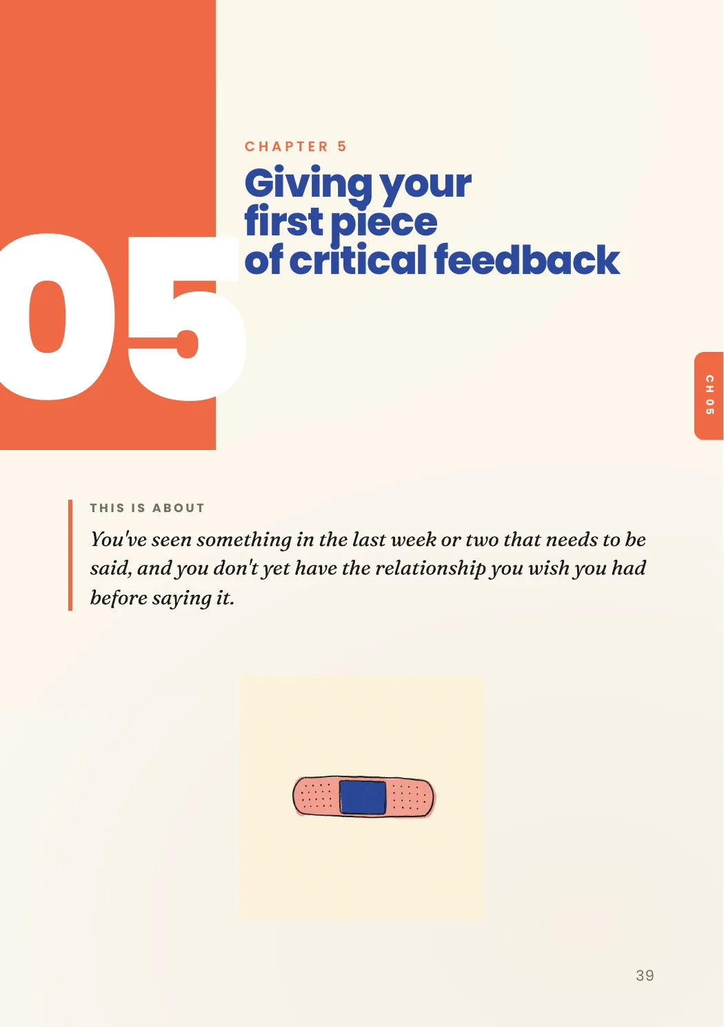 Field Book preview page 13: Critical feedback