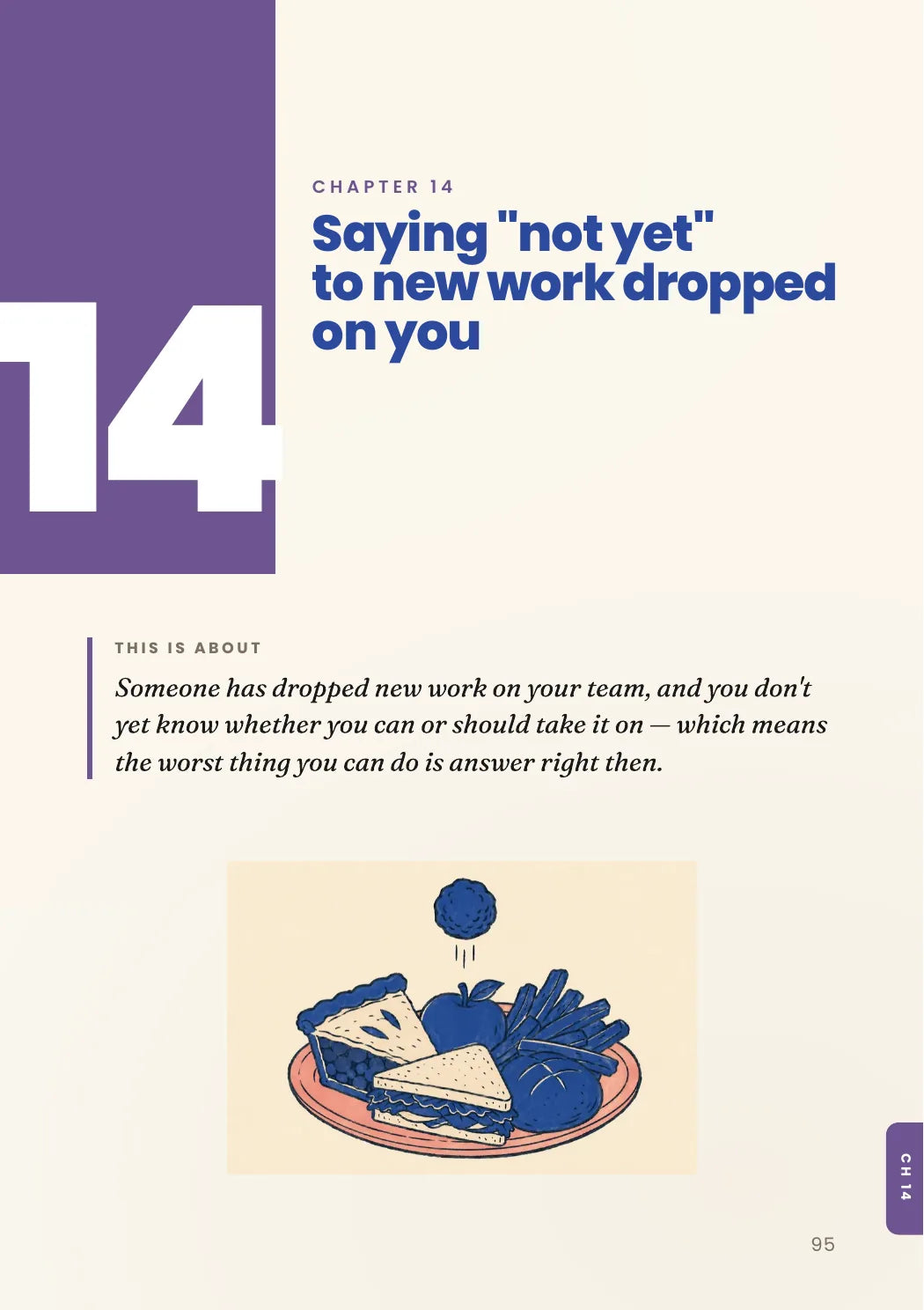 Field Book preview page 14: Saying not yet
